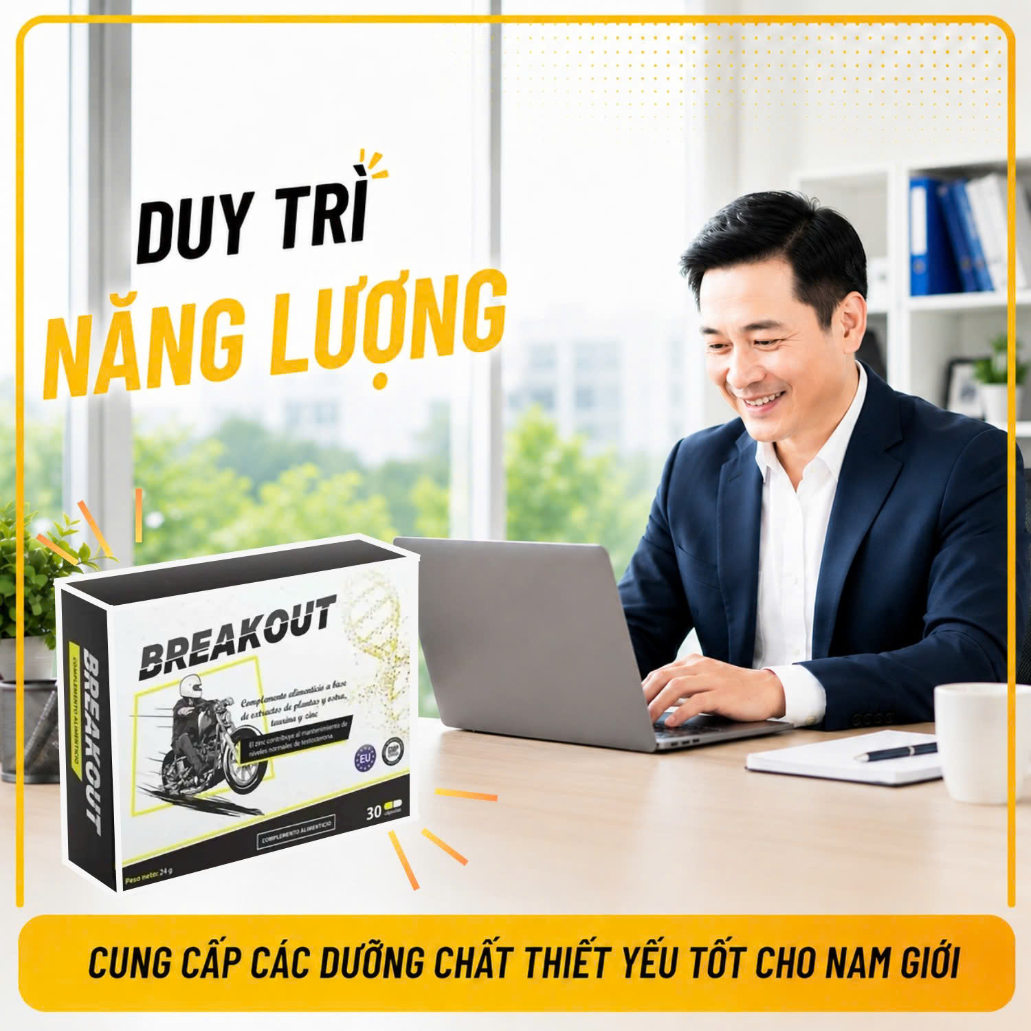 BREAKOUT - SỨC KHỎE NAM GIỚI  (30 Viên)