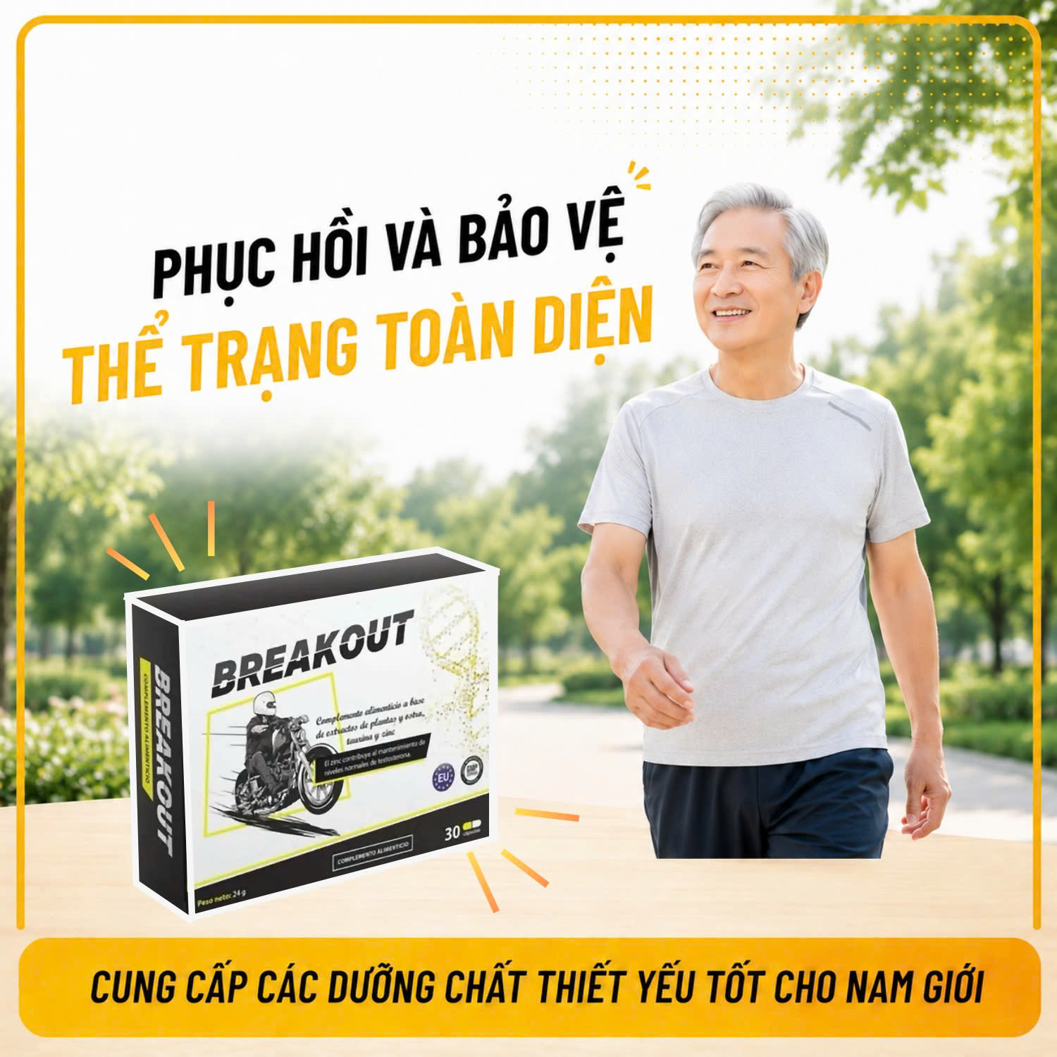 BREAKOUT - SỨC KHỎE NAM GIỚI  (60 viên)